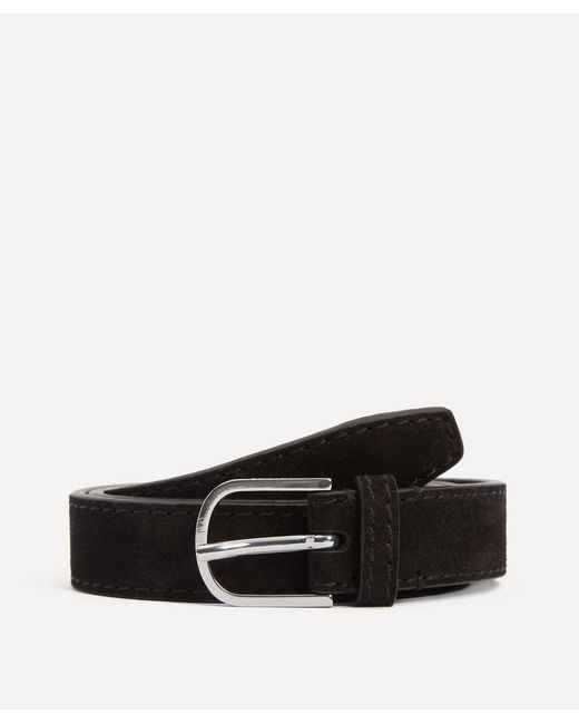 Totême  Black Slim Leather Belt