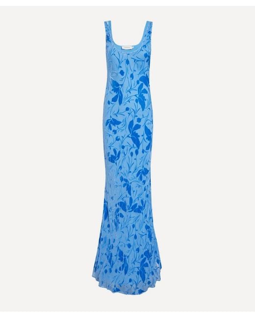 blue star print dress RAT & BOA - KIKI DRESS (Size Small) main image 1