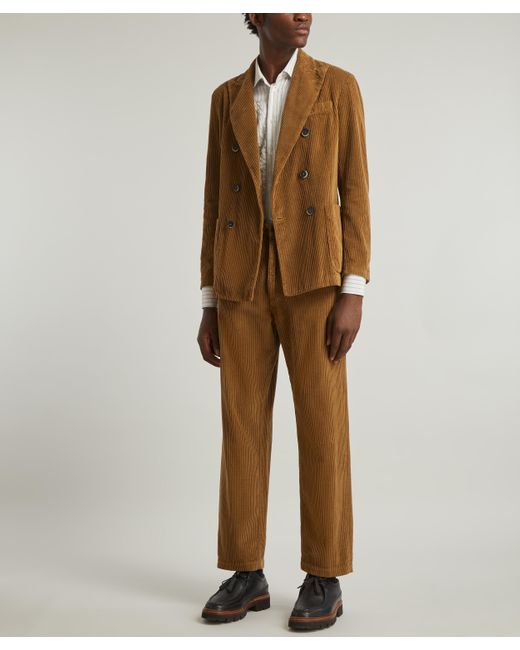 Barena Brown Mens Doria Corduroy Blazer for men