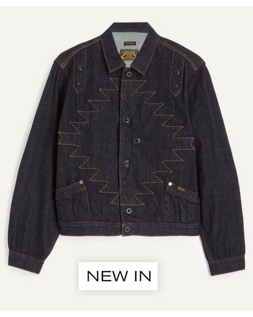 Kapital Blue Denim Std Thunderbird Jacket for men