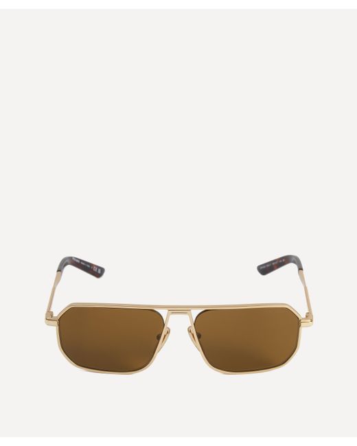 Prada Natural Mens Aviator Sunglasses One Size for men