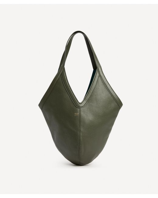 Mansur Gavriel Green Women's Soft Hobo Leather Tote Bag One Size