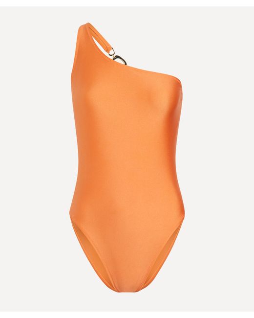 Solid & Striped Orange Women's X Sofia Richie Grainge Jaya One-piece Swimsuit