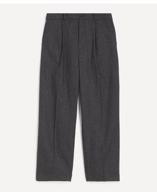 FRAME Gray Wool Trousers for men
