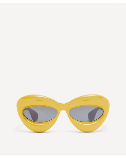 Loewe Yellow Inflated Cat-eye Sunglasses