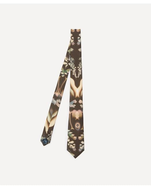 Paul Smith Natural Lumiere-Print Silk Tie for men