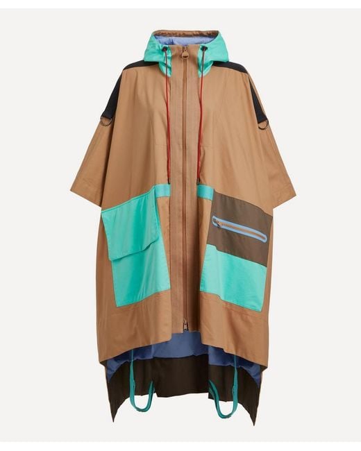 Barbour Green X Roksanda Adriona Showerproof Cape