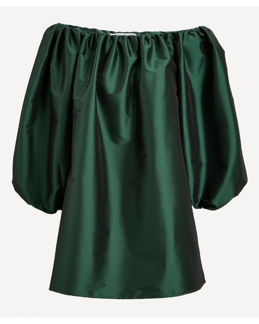 BERNADETTE Green Women's Short Bobby Dress