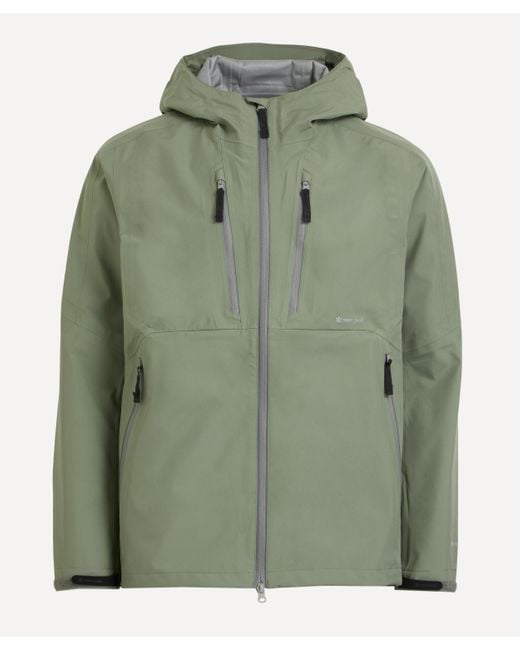 Snow Peak Green Mens Gore-tex Rain Jacket L for men