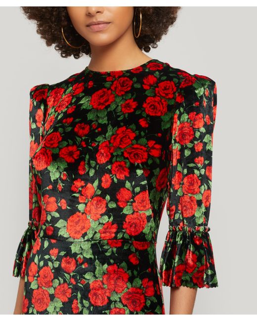 【THE VAMPIRE'S WIFE】The Wild Rose Dress The Vampire's Wife Wild Roses Mini Dress | Liberty