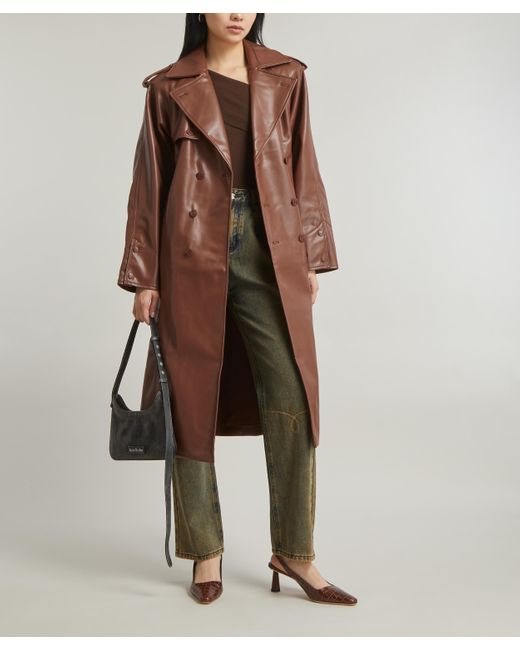House Of Sunny Brown Women's Montague Trench Coat Xs