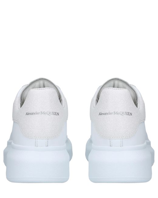 alexander mcqueen glitter runway sneakers