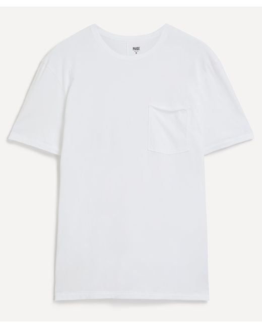 PAIGE White Mens Ramirez T-shirt Xl for men
