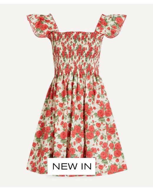 Liberty Women's Red Short Sun Dress