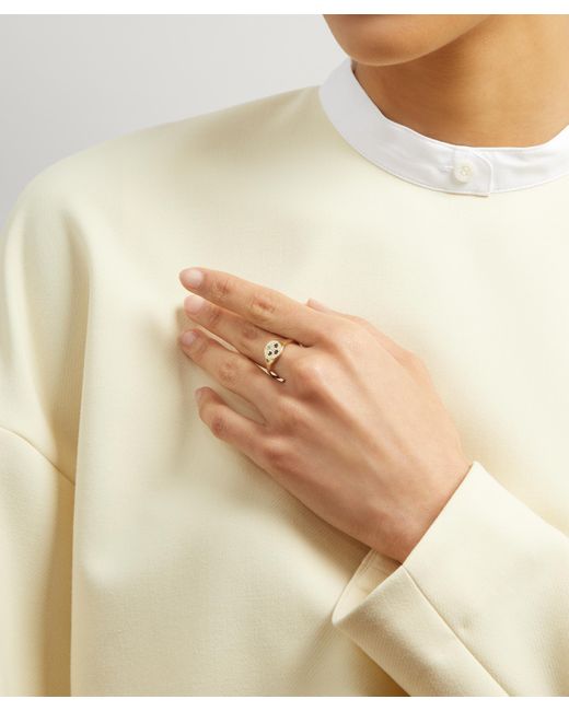 Aquamarine clearance signet ring