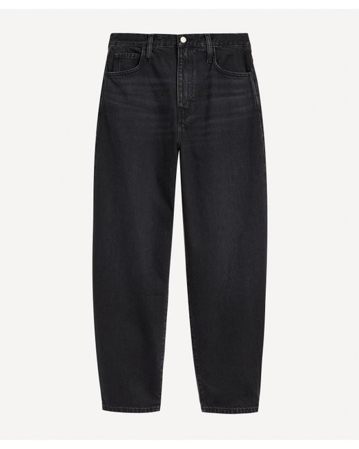 FRAME Denim Ultra High-rise Barrel Jeans in Blue | Lyst