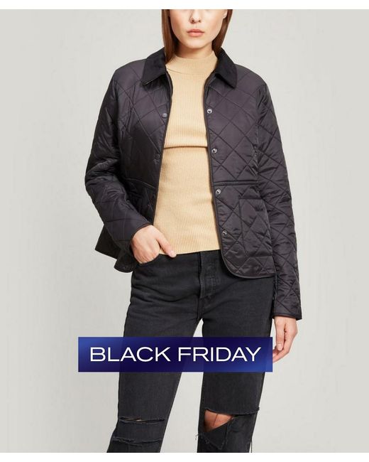 Barbour Blue Deveron Quilted Jacket