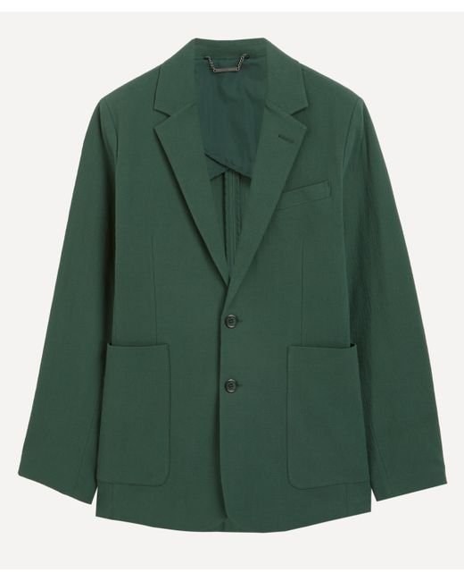 Percival Green Mens Tailored Seersucker Blazer for men