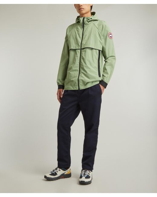 Canada Goose Green Mens New Faber Wind Hoody for men