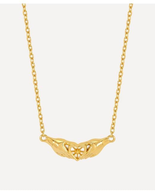 Rachel Jackson Metallic 22Ct-Plated Love Story Necklace