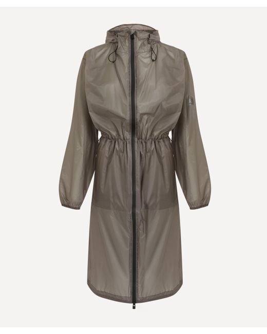 Rains Gray Women's Norton Longer Jacket