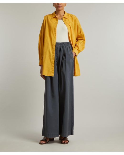 Sessun Yellow Women's Fuji Sunglow Cotton Poplin Shirt