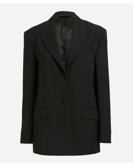 Acne Black Women's Single-breasted Tailored Jacket 8