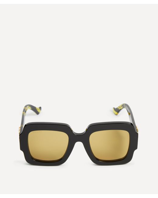 Gucci Black Women's Square Sunglasses One Size