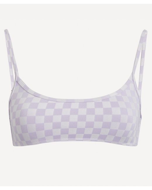 Frankie's Bikinis Dallas Checkered Bralette Bikini Top Lyst