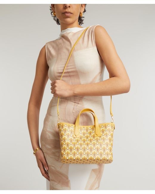 Liberty Metallic Women's Iphis Yellow Mini Marlborough Tote Bag One Size