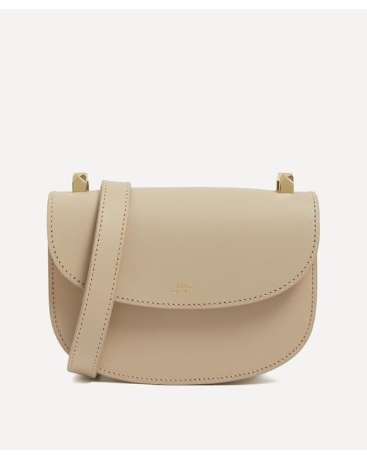A.P.C. Natural A. P.c. Women's Mini Geneve Leather Cross-body Bag One Size