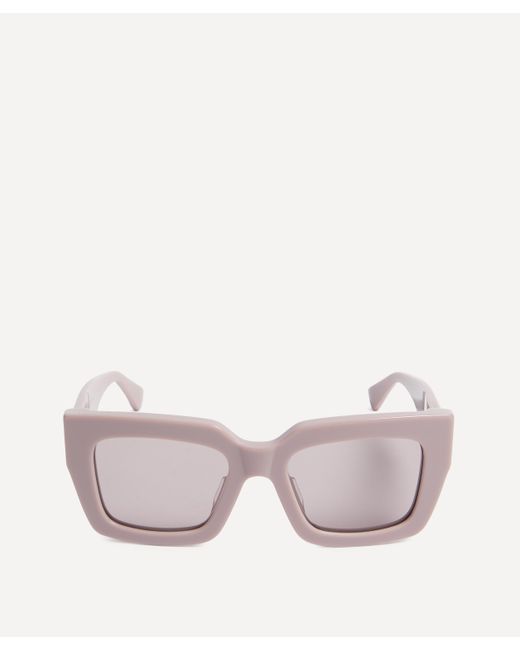 Bottega Veneta Pink Women's Square Sunglasses One Size