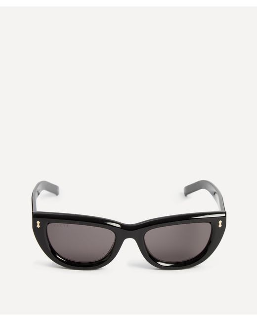 Gucci Black Women's Cat-eye Sunglasses One Size