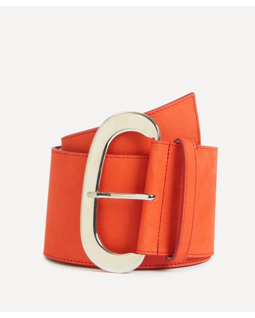 Paloma Wool Orange Women's Morris Leather Hip Belt One Size