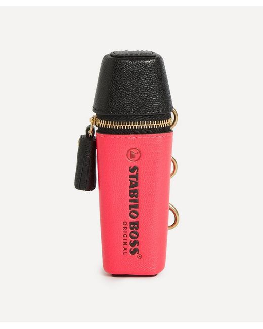 Anya Hindmarch Stabilo Boss Coin Purse Charm in Red | Lyst