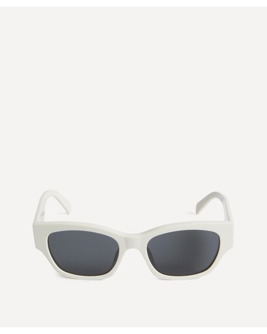 Celine cat top eye sunglasses white