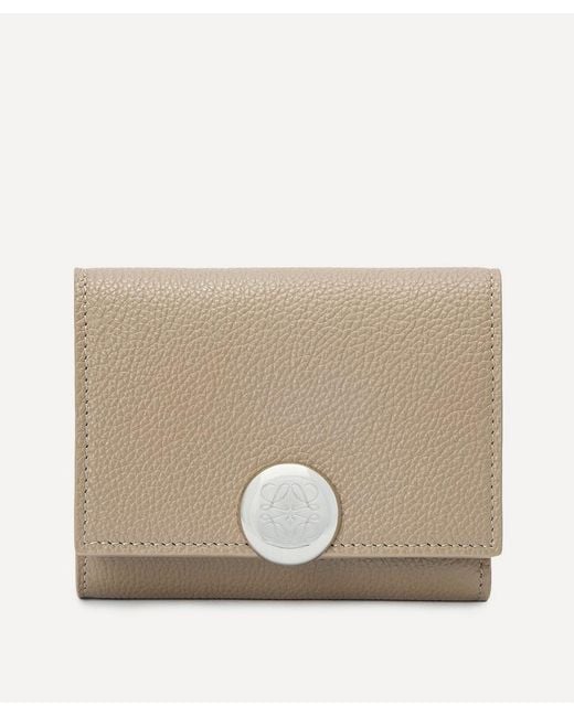Loewe Natural Leather Pebble Wallet