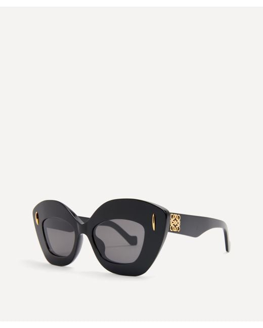 Loewe Black Women's Retro Screen Sunglasses One Size