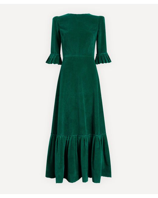 The Vampire's Wife Festival Corduroy Dress in Emerald (Green) | Lyst