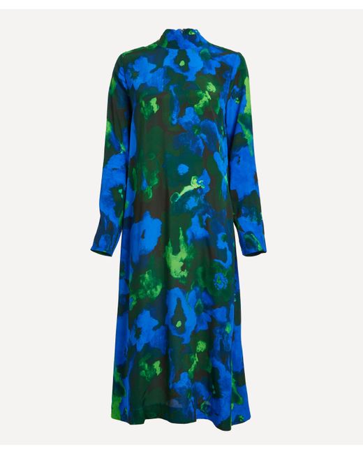 Stine Goya Blue Women's Millie Frosted Floral Night Dress