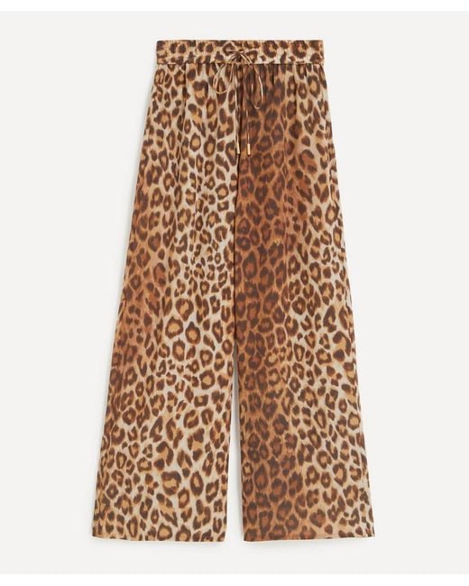 Aje. Natural Atomic Silk Relaxed Trousers