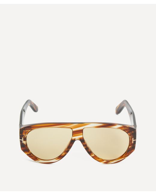 Tom Ford Natural Women's Bronson Aviator Sunglasses One Size