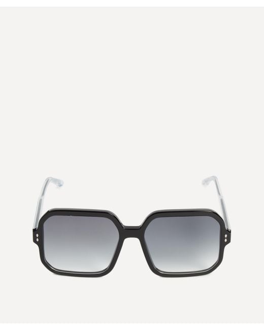 Isabel Marant Gray Women's Oversized Square Sunglasses One Size
