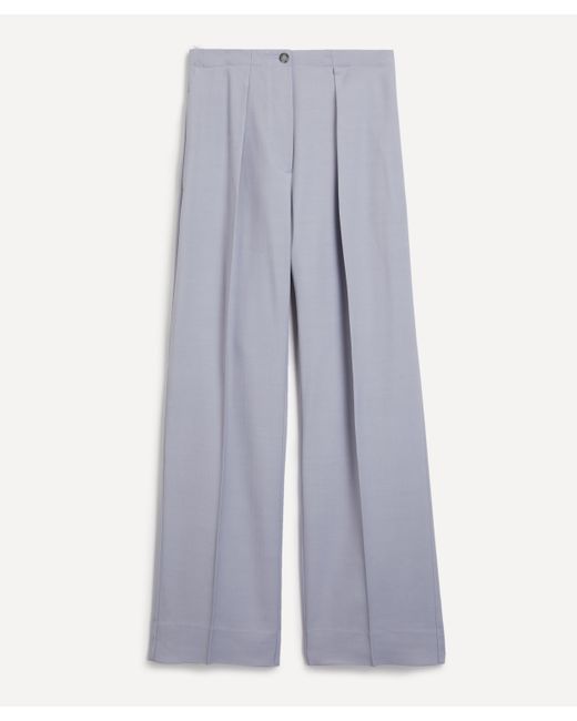 Acne Blue Women's Dusty Lilac Tailored Trousers 8