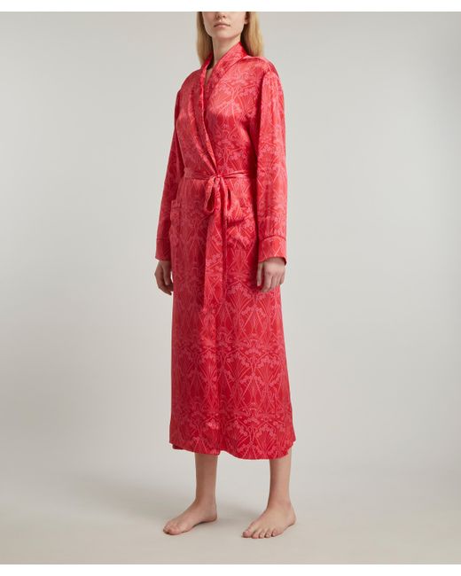 Liberty Red Women's Ianthe Silk Satin Long Robe