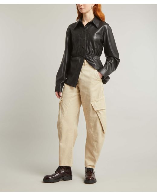 J.W. Anderson Natural Women's Twisted Cargo Trousers 32