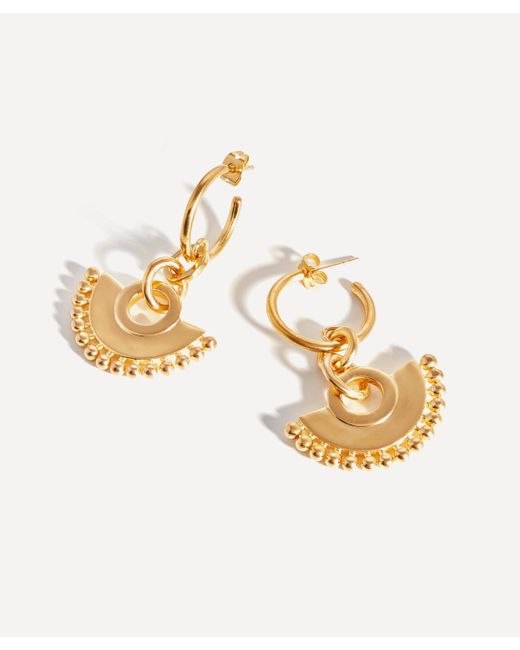 Missoma Metallic 18ct Gold-plated Zenyu Chandelier Hoop Earrings