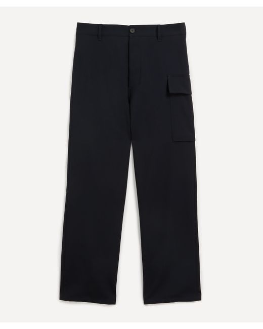 Marni Blue Mens Tropical Wool Cargo Trousers 42/52 for men