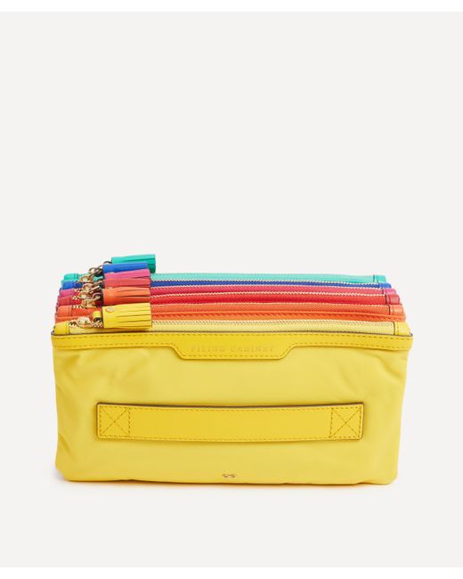 Anya Hindmarch Yellow Women's Filing Cabinet Pouch Bag One Size