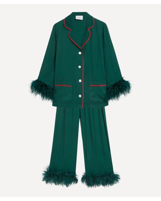 Sleeper Women's Pine Green Party Pyjama Set Xs